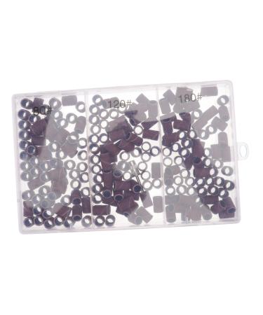 MERRYHAPY 1 Box Boxed Manicure Circle Nail Care Tools Portable Handpiece File Nail Sanding Ring Portable Nail Drill Ring Professional Manicure Polishing Nail Sand Circle Resin Abrasive Cloth