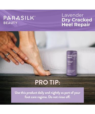 Parasilk Beauty Lavender Heel Repair Stick - Moisturizing Solution for Dry Cracked Feet with Antioxidant Oils & Wax - Buy Online on GoSupps.com