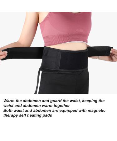 Self-Heating Lower Back Support Belt for Men & Women - Heated Lumbar Band Magnetic Waist Bandage Breathable Comfort - Buy Online on GoSupps.com