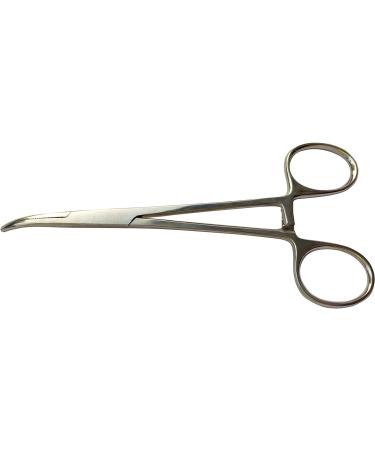 12cm CSF Curved Stainless Steel Pet Groomers Scissor Style Pet Ear Locking Forceps Aka Hemostatic Tweezers Good Strong Animal Care Dog/Cat Groomers Tool Sandbros - Buy Online on GoSupps.com
