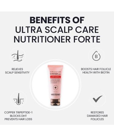 Histemo Ultra Scalp Care Conditioner with DHT Blocker for Thinning Hair - Promotes Thicker Growth, Hair Regrowth & Loss Protection - Biotin & Panthenol Formula for Men & Women - 3 oz - Buy Online on GoSupps.com