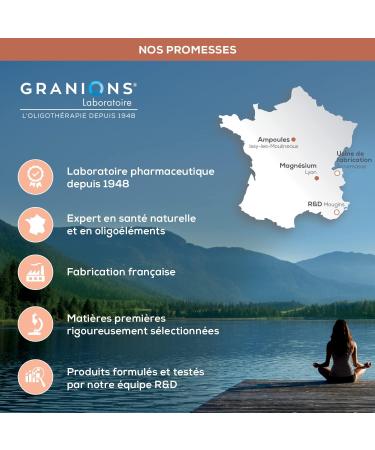 Granions COPPER 2 mg - 30 ampoules 15 days - Immunity - Antioxidant - Support of joints and tendons - 2 mg of copper - Made in France - Buy Online on GoSupps.com