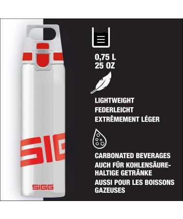 Buy SIGG Tritan Drinking Bottle - 0.5L & 0.75L - Leak-Proof Dishwasher Safe BPA-Free - Perfect for Carbonated Drinks - Fast International Shipping - Buy Online on GoSupps.com