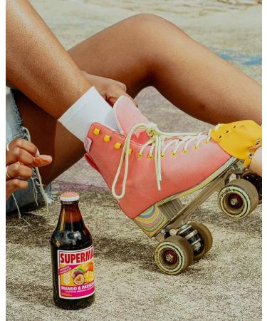 SUPERMALT | Mango & Passion Fruit Malt Drink | Alcohol-Free | Premium Malt Drink with B Vitamins | Pack of 24 x 330ml Bottles - Buy Online on GoSupps.com