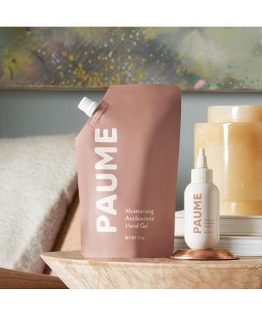 PAUME Antibacterial Gel 3oz & Refillable Travel Bag 17oz | Vegan Silicon & Paraben Free No Artificial Fragrances - Shop Internationally - Buy Online on GoSupps.com