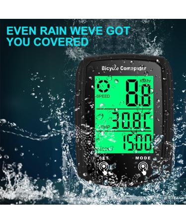Fiotha Bicycle Computer - Waterproof LCD Cycling Tacho with 19 Functions Real-Time Speed Tracking & Backlight - Ideal for International Cycling Enthusiasts - Buy Online on GoSupps.com