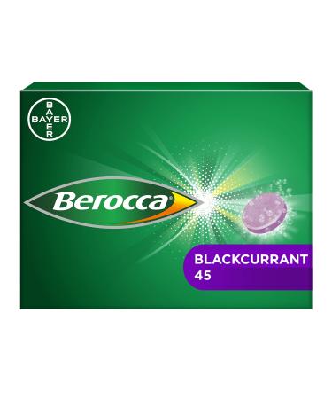 Berocca Blackcurrant Flavour 45 Effervescent Tablets