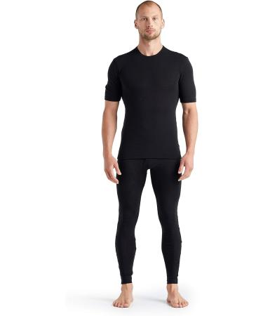 Icebreaker Merino Men's 175 Standard Everyday Cold Weather Leggings - Black - Size Medium - Buy Online on GoSupps.com