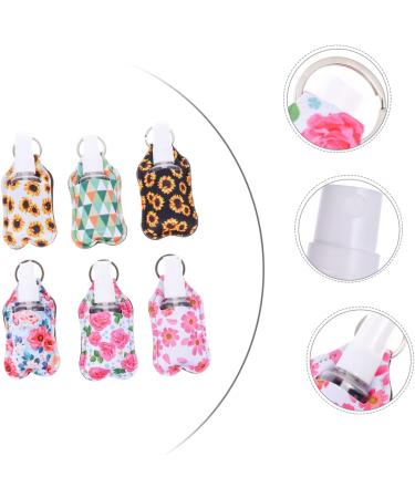 6 Sets Hand Bottle Set Shampoo Travel Container Keyring with Refillable Bottle Travel Bottle Empty Dispenser Travel Small Bottle Assorted colours 12X6cm - Buy Online on GoSupps.com