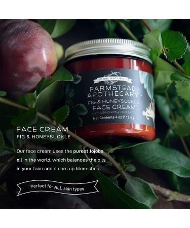 Farmstead Apothecary Fig & Honey Face Cream 4 oz | Nourishing Formula - Buy Online on GoSupps.com