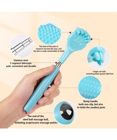 Buy Wubayi Portable Back Scratcher & Hand Massager - Telescopic Non-Slip Expandable - 2 Pieces for Ultimate Relief - Buy Online on GoSupps.com