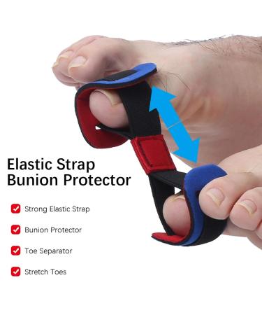 Keenso Big Toe Valgus Corrector Belt - Hallux Valgus Elastic Strap for Toe Exercise (3 Pcs) - Buy Online on GoSupps.com