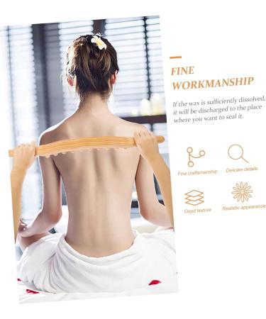 Solustre 4-Piece Roller Stick with 20 Balls - Full Body Massage Device Gua Sha Therapy Wooden Body Massager Tools for Ultimate Relaxation - Buy Online on GoSupps.com