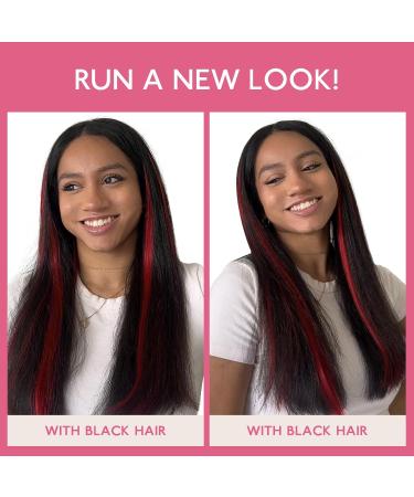 Premium If-Salt Tape Extensions - 10pcs Real Hair Red 25cm Invisible Smooth 20g - Perfect for Highlights | International Shipping Available - Buy Online on GoSupps.com