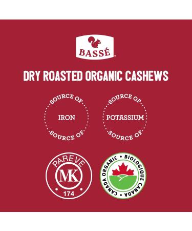 Bass Organic Dry Roasted Cashews Unsalted Whole Nuts 1kg - Buy Online on GoSupps.com