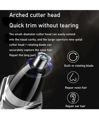 Buy OUSIKA Nose Hair Trimmer - Powerful Beard & Eyebrow Hair Removal Device for Men | International Shipping Available - Buy Online on GoSupps.com