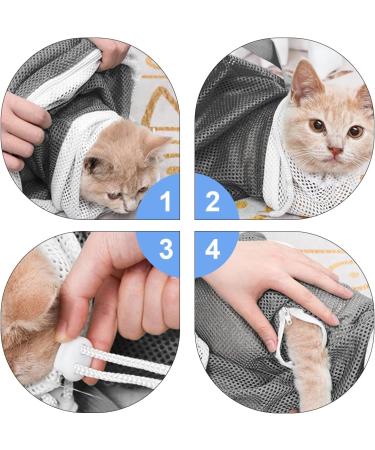 KGDUYC Cat Care Bag - Bathing & Grooming Pocket for Cats & Dogs | 50.8 x 31.8 cm | International Shipping Available - Buy Online on GoSupps.com