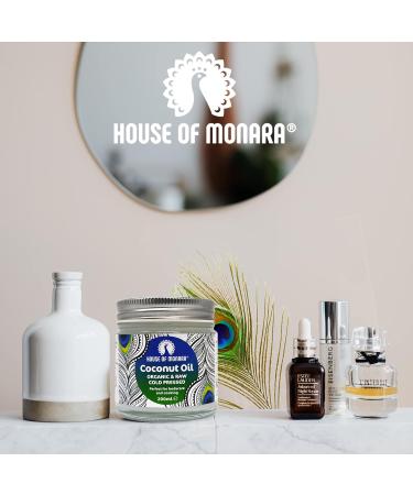 House Of Monara Pure Organic Coconut Oil 200ml - Beauty | Premium Skin & Hair Care - Buy Online on GoSupps.com