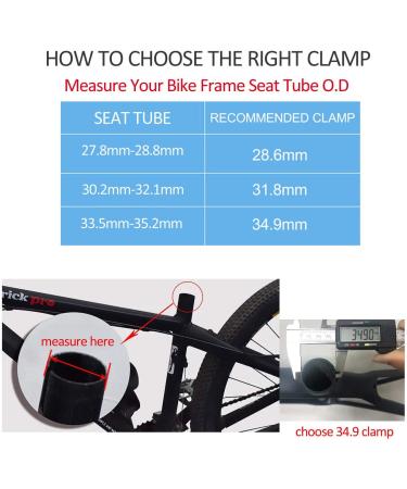 PLATT Bike Seat Post Clamp Aluminum Alloy Quick Release Collar 31.8mm Black - Buy Online on GoSupps.com