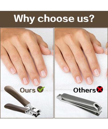 Large Handle Nail Clippers for Thick Nails - Heavy Duty Toenail Clippers for Men and Women - Buy Online on GoSupps.com