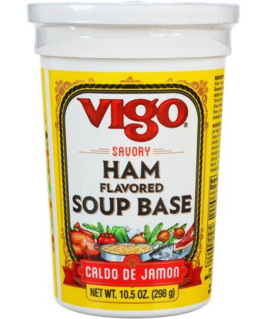 Vigo Savory Soup Base, Recipe Flavor Enhancer 10.5oz (Ham, Pack of 6)