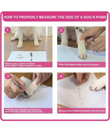 MIHACHI Anti-Slip Dog Socks - 3 Pairs | Double Side Non-Slip Paw Protection | Strong Traction Control for Large Dogs | Adjustable Straps | Rose Red - Buy Online on GoSupps.com