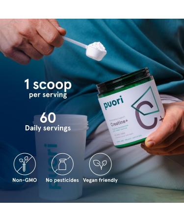 Puori Creatine+ Performance Support | Enhance Athletic Performance & Recovery | Buy Internationally - Buy Online on GoSupps.com
