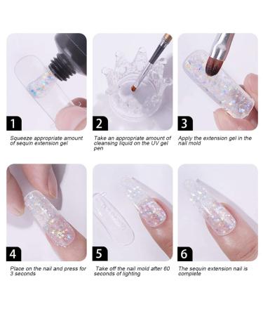 Buy Extension Gel Nail Set - Easy & Harmless Nail Gel Kit for Salon & Home Use - International Shipping - Buy Online on GoSupps.com