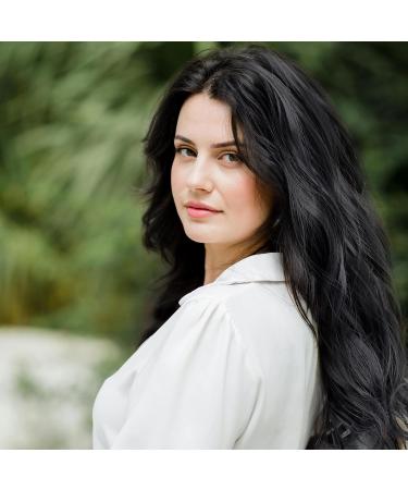 UILYNIU Black Clip in Hair Extensions Black Hair Extensions Clip in Curly Synthetic Clip in Hair Extension Synthetic Fiber Hair Pieces for Women 23 Inch Seamless Hair Extensions Clip in (Black) - Buy Online on GoSupps.com