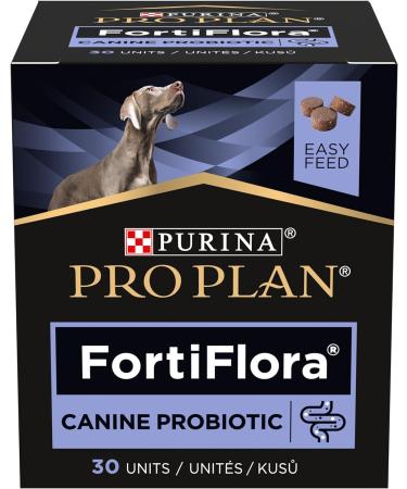 Purina Pro Plan Forti Flora Chews for Dogs | 30 Chewing Tablets | Probiotics Supplement for Gastrointestinal Health | All Ages - Buy Online on GoSupps.com