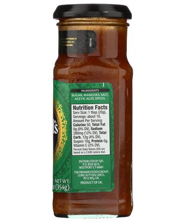 Sharwoods Major Grey Chutney 12.5 OZ - Authentic Indian Condiment - Buy Online on GoSupps.com