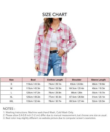 Zudoo Women's Pink Checkered Button Down Shirt - Elegant Pocket Design Long Sleeve & Washable Daily Wear - Buy Online on GoSupps.com