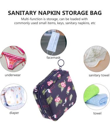 FOMIYES Tampon Bag 2pcs | Portable Sanitary Napkin Storage Bags for Women and Teen Girls - Buy Online on GoSupps.com