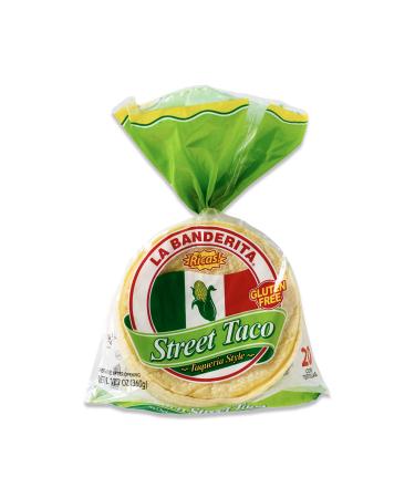 La Banderita Street Taco | 4" Yellow Corn Tortillas | 9.2 oz.| 20 Count (Pack of 6)