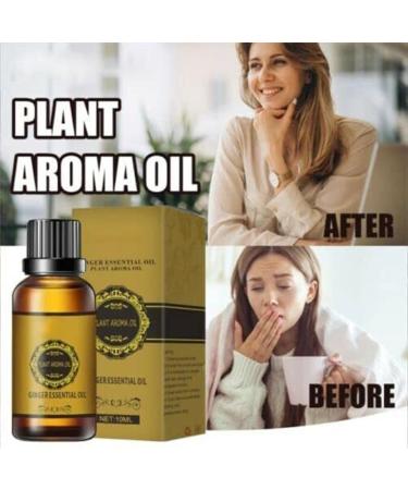  MJUHNHH Ginger oil for abdominal drainage ginger oil for lymphatic drainage slimming ginger oil for the stomach skin care (color: 2 bottles size: 10 ml) - Buy Online on GoSupps.com