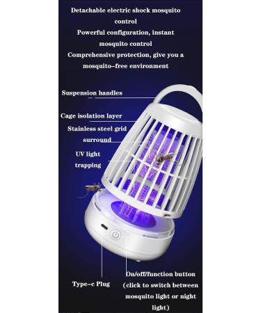 Bug Zapper Mosquito Repellent Indoor Bug Zapper Portable Gnat Fly Trap for Home Solar Bug Zapper Electric Bug Zapper Electric Plug in Flying Insects Mosquito Killer with UV LED Light - Buy Online on GoSupps.com