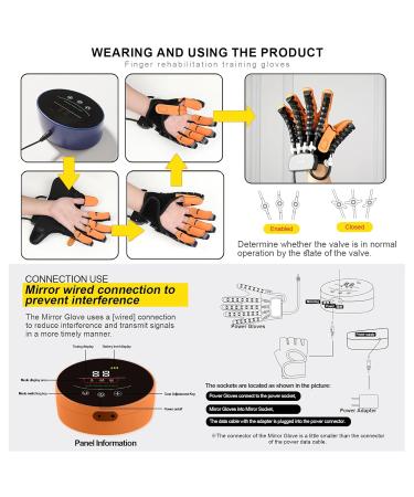 Rehabilitation Robot Gloves Hand Exerciser Self Training Finger Rehabilitation Device Functional Hand Stroke Recovery Equipment for Hand Dysfunction Patients(A:Left Hand B:Right Hand) - Buy Online on GoSupps.com