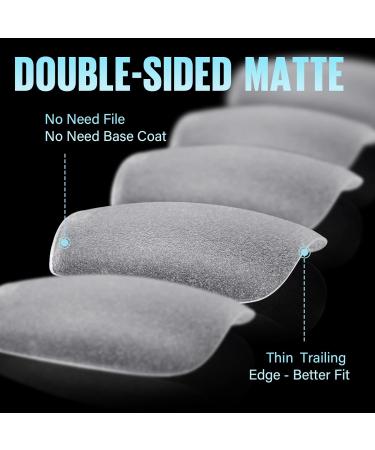 TOMICCA Short Square Nail Tips Clear Nail Tips Natural False Nails Square French Acrylic Nails Artificial Nails Tips for Girls Women (240 Pcs 15 Sizes) 2.Short Square - Buy Online on GoSupps.com