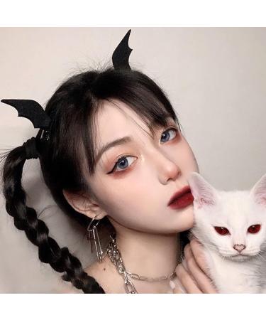 amangul Halloween Bat Wing Hair Clip Daily Wear Costume Hair Accessories for Women at Birthday Party -Slip Hairband(1) - Buy Online on GoSupps.com