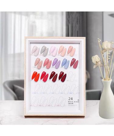 TANG SONG 1 PC 24 Colors Wood FrameNail Drill Grinding Bit Holder Suite Nail Drill Bits Container Nail Drill Bit Display Stand - Buy Online on GoSupps.com