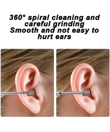 2023 Professional Ear Cleaning Master: Stainless Steel Earwax Removal Kit - 6 Pcs with PU Leather Case - Black - Buy Online on GoSupps.com