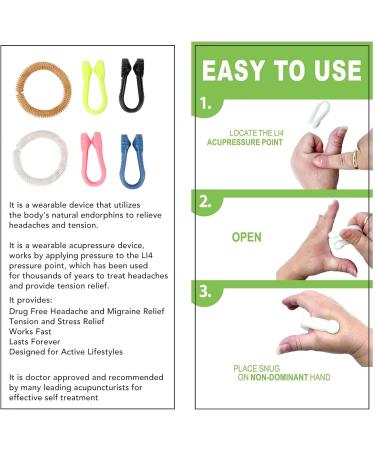 Acupressure Point Clip - Portable Hand Pressure Point Device for Men & Women | International Shipping Available - Buy Online on GoSupps.com