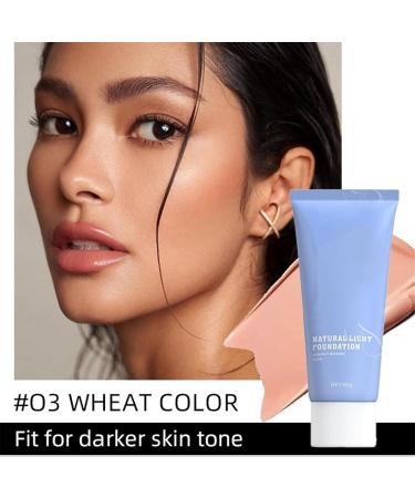 Fond de teint liquide naturel couvrance totale mat longue tenue waterproof fini changeant de couleur soin l ger convient tous les types de peau. 02 - Buy Online on GoSupps.com