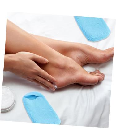 POPETPOP spa Gel Gloves Gel Ankle Socks Foot Heel Protector Gel Heel Sleeves Moisturizing Toe Socks moisturizing Gel Gloves Cosmetology kit spa Socks Gel Socks Skin Care Silicone Socks Miss medium - Buy Online on GoSupps.com