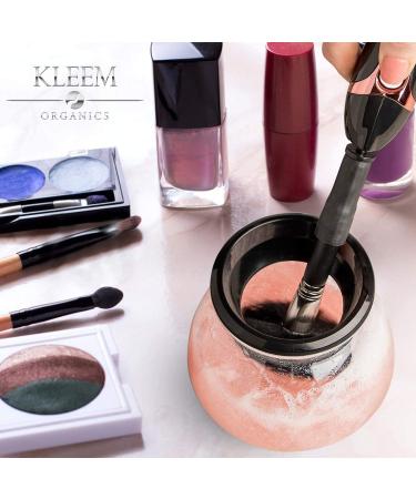 Makeup Brush Cleaner Machine with Shampoo - Automatic Electric Spinner & Dryer - 2 in 1 Tool with Shampoo - Clean & Dry Brushes in Seconds - Buy Online on GoSupps.com
