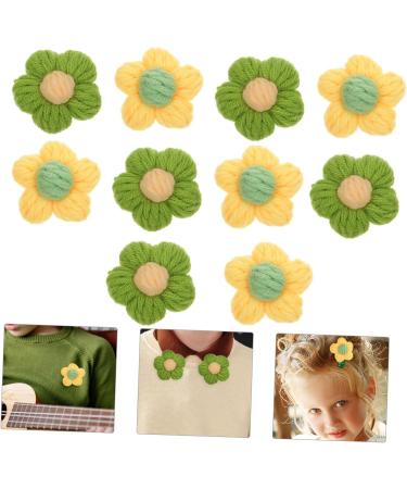 NUOBESTY 40 Pcs Hairpin Accessories Toddler Hair Ties Crocheted Flower Shaped Ornament Makeup Child Yarn - Buy Online on GoSupps.com