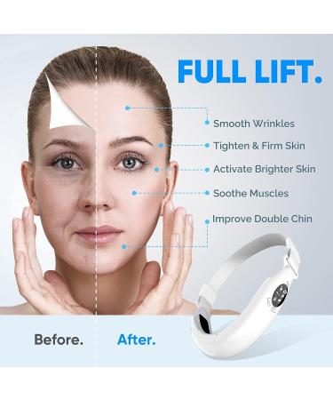 Intelligent Double Chin Reducer & V Face Lifting Beauty Device with Blue Red Light - Buy Online on GoSupps.com
