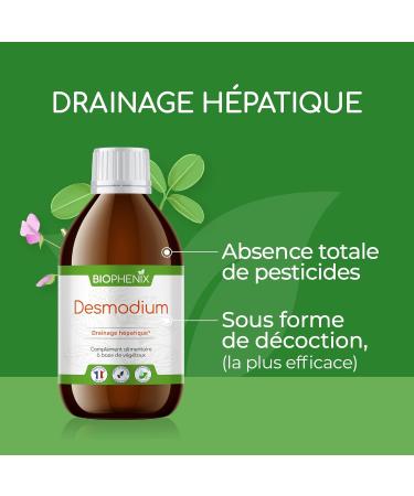 Bioph nix Desmodium 250 ml - 100% natural plant-based food supplement - Liver drainage - Buy Online on GoSupps.com