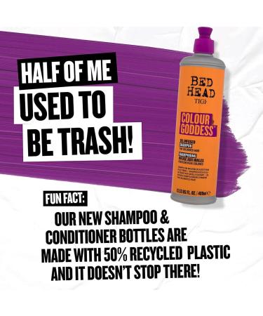 TIGI Bed Head Colour Goddess Oil Infused Shampoo 400ml by Bed Head - Buy Online on GoSupps.com