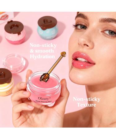10Pcs Bee Lip Balm Honey Pot Galentines & Valentines Day Gifts Party Favors Strawberry Watermelon Apple Lime Cherry Mint Aloe Vera Grapes Coconut Peach Moisturizing Honey Balm Bulk Gifts Honey&Strawberry&Waterme  - Buy Online on GoSupps.com